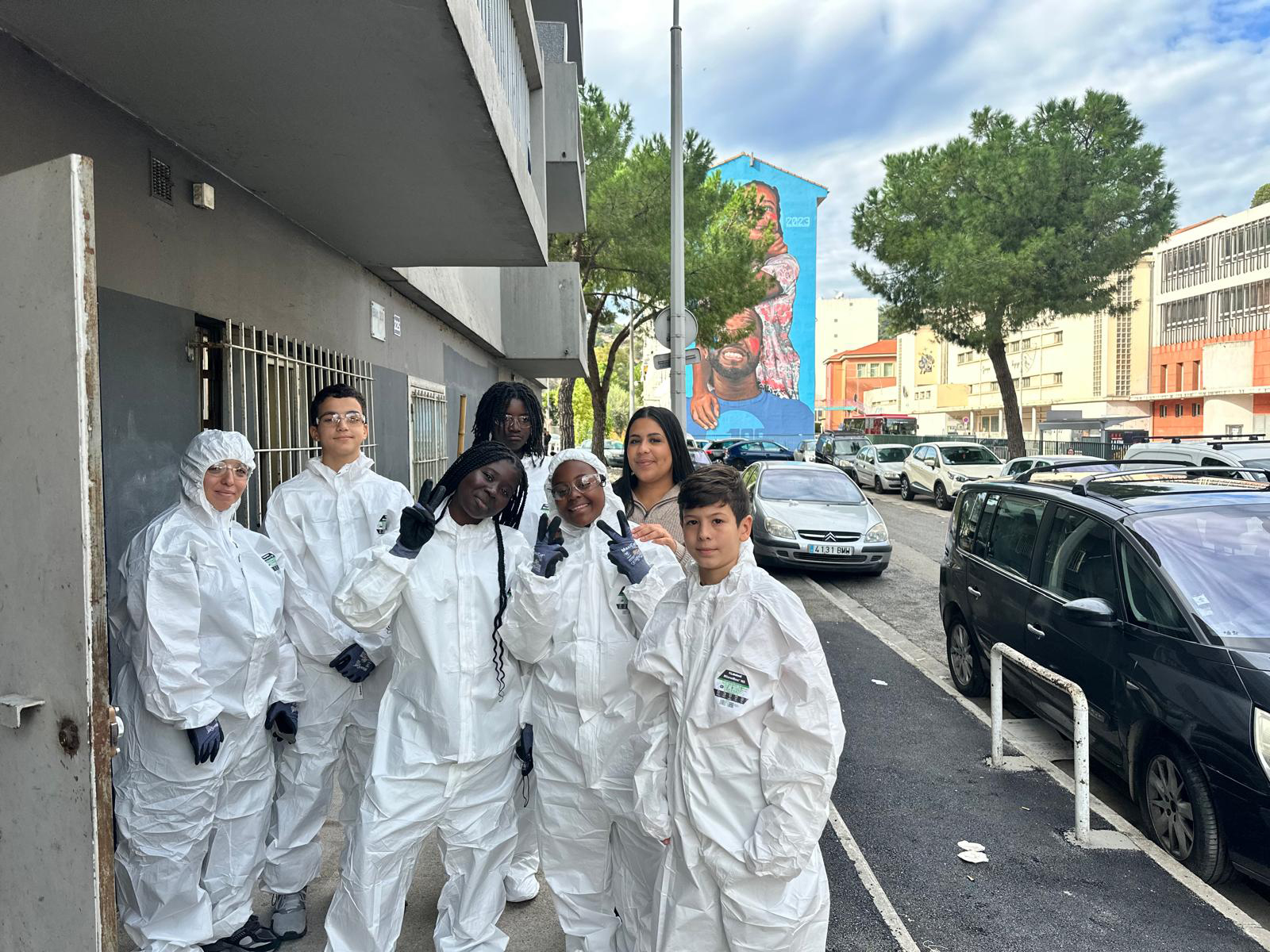 Des jeunes s’engagent pour leur quartier